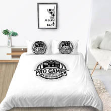 Gamepad Bedding Set White Creative Soft Fashionable Duvet Cover King Queen Twin Full Single Double Unique Design Bed Set 2024 - buy cheap