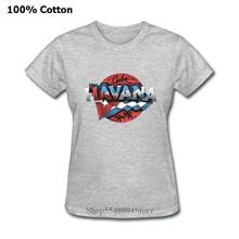 Camiseta feminina casual havana cubano, camiseta retrô, estampa do orgulho cubano, design da moda mais recente 2020 2024 - compre barato