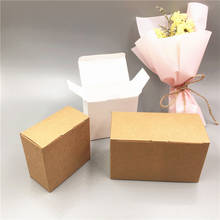 10Pcs/Lot Wholesale Solid Color Kraft Paper Boxes Container Storage New Boxes For Aromatherapy Candle Wedding Guest Return Gifts 2024 - buy cheap