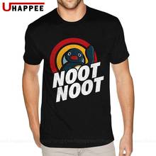 Cool Noot Noot Funny Rainbow Vintage Distressed Meme T Shirts for Men Handsome Short Sleeved Mens Water Printed Shirt 90S Tees 2024 - buy cheap
