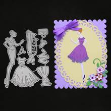 YINISE SCRAPBOOK Metal Cutting Dies For Scrapbooking Stencils NICE GIRL WOMAN Paper Album Cards Making Embossing Die Cuts Cutter 2024 - buy cheap
