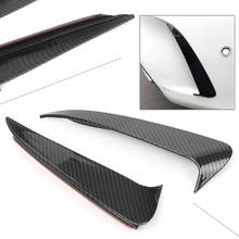 For Mercedes Benz W205 C-class Sedan Car Rear Canard Air Vent Cover Trim Carbon Fiber Styling 2Pcs 2024 - buy cheap