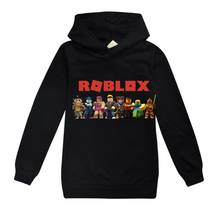 Robloxing-Sudadera informal de algodón con dibujos animados para Niños y Niñas, camiseta de manga larga con capucha, chaqueta, ropa para niños pequeños 2024 - compra barato