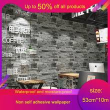 Vintage Rustic 3D PVC effect Brick Wallpaper Roll ForThe Wall Stone Live Room Wall Paper DE PAPEL ROLL For Bedroom TV background 2024 - buy cheap