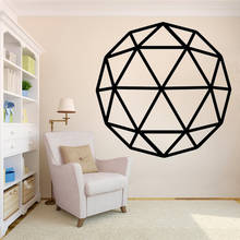 Adesivo de parede geométrico estilo nórdico, decoração de casa para quartos infantis, sala de estar, quarto, mural de arte, decalque de vinil hq941 2024 - compre barato