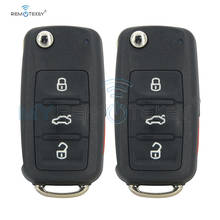 Remtekey 2pcs 4 button 5K0837202AE 315 Mhz for VW Bettle CC EOS Golf Jetta Passat Tiguan Touareg 2014 2015 2016 Flip remote key 2024 - buy cheap