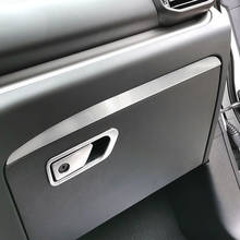 LHD!! Para ford explorer u625 2020 2021 inoxidável console caixa de luva alça painel decoração adesivos capa guarnição estilo do carro 2024 - compre barato