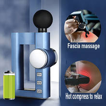 Pistola de masaje Fascia, masajeador de terapia para alivio del dolor muscular, relajación corporal, adelgazamiento, dispositivo portátil de alta frecuencia 2024 - compra barato