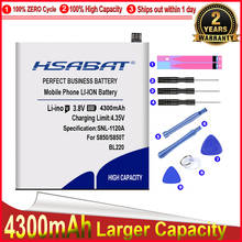 HSABAT 4300mAh BL220 Battery for lenovo S850 S850T Phone 2024 - buy cheap