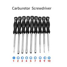 Screwdriver Carburetor Carb Adjustment Hand Tooldriver Chainsaw Speed Repair Tool Carburetor With Carb Cleaning Needles Brushes 2024 - buy cheap