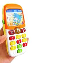 Электронный игрушечный телефон детский мобильный телефон Обучающие игрушки Музыка Детские телефон лучший подарок для ребенка на Рождество 2024 - купить недорого