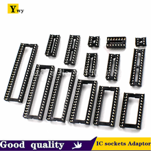 20pcs/lot IC sockets Adaptor Solder Type Chip base DIP 6 8 14 16 18 20 24 28 Narrow body Wide body 2024 - buy cheap