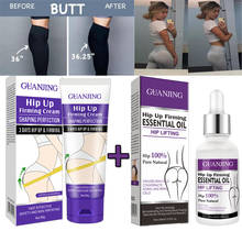 Sexy aumento da nádega do quadril óleo essencial + creme do corpo conjunto para refirmar o quadril levante a bunda lisa e bonita linha apertada do quadril 2024 - compre barato