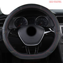 CAR TRAVEL Leather Car Steering Wheel Cover For Mitsubishi ASX Outlander Lancer Pajero L200 Mirage Triton Attrage 2024 - buy cheap