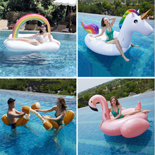 Inflatable Giant Pineapple Swan For Adult Tube Circle Pool Party Toys Air Mattress Swimming Ring Party Gift 2024 - buy cheap