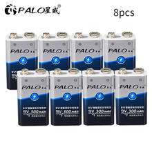 PALO-baterías recargables NI-MH para cámaras, baterías de 8 voltios, 9 V, 6F22, 300mah, para alarmas de humo 2024 - compra barato
