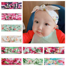 Baby Girl Headband Lovely Bowknot Elastic Head Bands Children Tuban Baby Accessories Floral Hair Haarband TXTB1 2024 - buy cheap