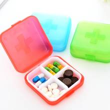 4 Grids Portable Pill Storage Boxes Mini Pill Box Medicine Storage Organizer Box Pill Case Container Travel Home Organizer 2024 - buy cheap