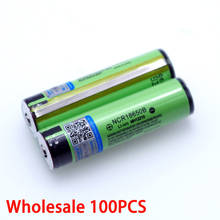 100 оптовая цена оригинальный 18650 NCR18650B 3400mAh перезаряжаемый литий-ионный аккумулятор с 3,7 V PCB 2024 - купить недорого