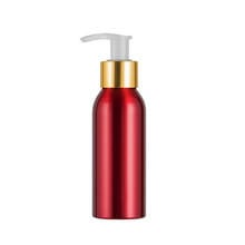 Красная алюминиевая бутылка с насосом для шампуня и лосьона, 20 шт./лот, 100 мл, пустой косметический многоразовый ручной насос для лосьона, пустая дорожная бутылка 2024 - купить недорого