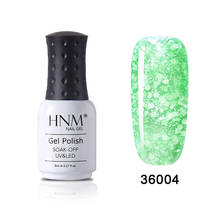 HNM 8ML 6 Colors Snowflake Sequins Gel Polish Soak Off Primer UV LED Long Lasting Glitter Varnish DIY Nail Art UV Gel Polish 2024 - buy cheap