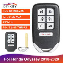 DIYKEY 433MHz FCC: KR5V2X For Honda Odyssey 2018 2019 2020 Smart Remote Key Fob 6+1 7 Buttons P/N: 72147-THR-A31 72147-THR-21 2024 - buy cheap