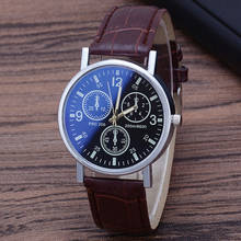 Relogio Masculino watches men fashion Sport box stainless steel leather band watch Quartz business wristwatch Reloj Hombre 2020 2024 - buy cheap