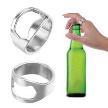 1/3/5 PCS Stainless Steel Beer Opener Bottle Kitchen Tools Finger Ring Can Wine Beer Lid Twist Off Jar Opener Claw Drop Shipping 2024 - buy cheap