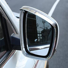 Espejo retrovisor cromado lateral para coche, visera protectora contra la lluvia, accesorios para el sol, estilo, para Renault Kadjar 2016, 2017, 2018, 2019 2024 - compra barato