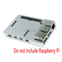 Raspberry Pi 4 Модель B чехол из алюминиевого сплава охлаждающий Ультратонкий чехол для Raspberry Pi 4B 2024 - купить недорого