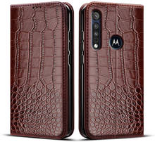 For Motorola Moto G8 Plus Case flip Crocodile texture leather case For Moto G8 plus Case Cover Fundas for MOTO G8 Plus Coque 2024 - buy cheap