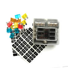 12/24V 6 Way Blade Fuse Holder Fuse Box Block Case with Stickers for Car Truck Boat Marine 2024 - buy cheap