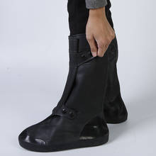 Botas de lluvia impermeables para hombre y mujer, cubiertas de PVC para zapatos al aire libre, senderismo, viajes, antideslizantes, impermeables, para invierno 2024 - compra barato