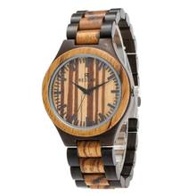 Top brand Wooden Watches Men Wristwatches Wood Bamboo Watch For Men Wrist Wood Strap Quartz Watch Husband Gift Relogio Masculino 2024 - buy cheap