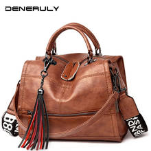 2019 Famous Brand Women Handbags Genuine Leather Bag Women Vintage Messenger Bags Ladies Hand Bags Fashion Leather Shoulder Bags 2024 - buy cheap