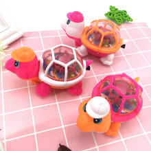 Pull the line glowing little turtle toys stall hot selling hair toy on the chain hair toy will walk the little turtle 2024 - buy cheap
