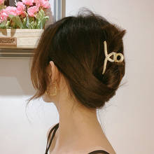 Fashion New Pearl Rhinestone Hairclips Metal Claw Hairpins For Women Korean Temperament Shark Clips Hair Accessories Jewelry 2024 - buy cheap