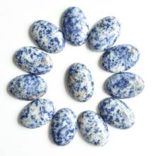 Wholesale 12pcs/lot  fashion hot sell top quality natural sodalite stone Oval CAB CABOCHON 20x30mm beads Free shipping 2024 - buy cheap