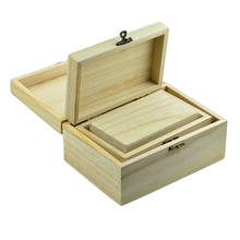 3 pçs retângulo caixa de madeira inacabado caixa de armazenamento de jóias de madeira diy caixa de artesanato 2024 - compre barato
