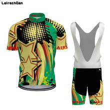 LairschDan-maillot de ciclismo para hombre, conjunto de equipo profesional de triatlón, con almohadilla de Gel 9D, para verano, 2020 2024 - compra barato