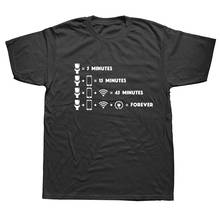Мужская летняя футболка с коротким рукавом, одежда для туалета, Wifi, Geek Nerd Lazy Funny Tees с коротким рукавом, мужские крутые футболки 2024 - купить недорого