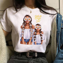 Mãe E Filha T-shirt Impressão Feminino T-shirt do Verão Camisa Nova Das Mulheres T Momlife Harajuku T-shirt de Manga Curta Casuais Camisetas 2024 - compre barato