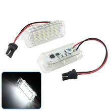 White Canbus 12v LED Number License Plate Light Lamp for Focus 5D/Fiesta/Mondeo MK4/C-Max MK2/S-Max/Kuga/Galaxy 2024 - buy cheap