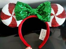 Lollipop doces cane cutie verde arco minnie orelhas chapéu bandana 2024 - compre barato