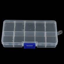 10 Grid Adjustable Organizer For Jewelry Compartments Plastic Transparent Jewel Bead Case Cover Box Storage Container 2024 - buy cheap