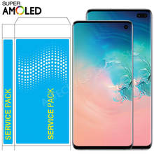 Pantalla LCD SUPER AMOLED para Samsung Galaxy S10 Plus G9735F, montaje de pantalla táctil, digitalizador, SM-G970, G973F, G975F 2024 - compra barato