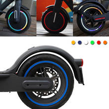 Bujes de rueda de patinete eléctrico, pegatina reflectante protectora para Xiaomi Mijia M365 Pro, piezas de Scooter 2024 - compra barato