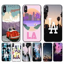 Yinuoda Travel Los Angeles California Phone Case Cover For iPhone 11 8 7 6 6S Plus X XS MAX 5 5S SE 2020 XR 11 pro Cover 2024 - buy cheap