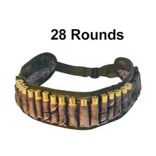 Tactical Shell Bandolier Belt 28 Rounds 12/20 Gauge Ammo Holder Gun Bullet Pouch Cartridge Waist Bag for Hunting Military XA259A 2024 - buy cheap