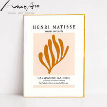 Matisse art minimalism poster modern home decoration silhouette floral abstract canvas wall art  wall pictures for bedroom 2024 - buy cheap